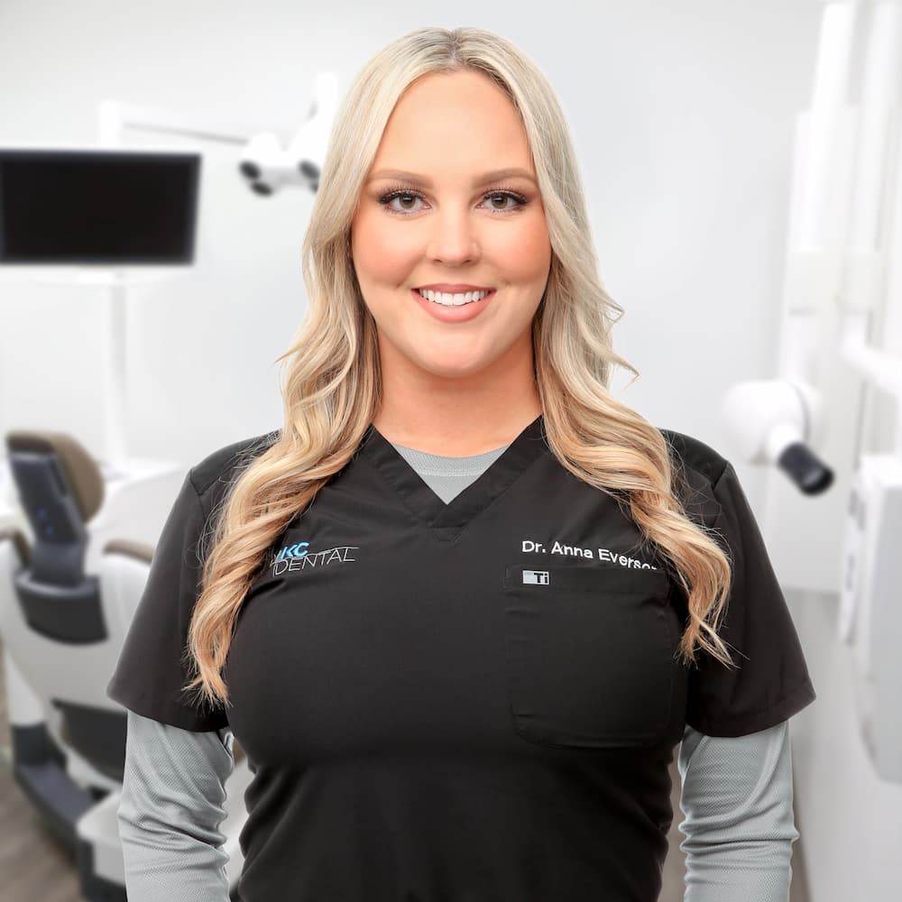 Dr Everson at dental office