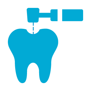 Laser dentistry icon